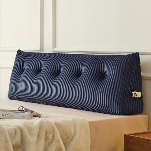 Z-hom Large Headboard Pillow Queen, NO ROLL Pillow, Wedge Pillow Headboard by Z-HOM