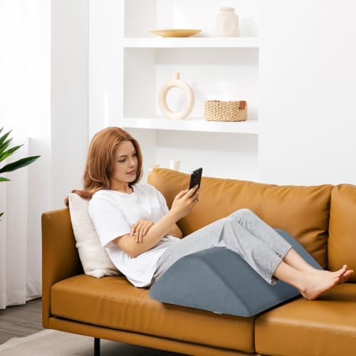 Knee Wedge Pillow for Post-Surgery Recovery-Leg Elevation Support for Sleep - Image 2