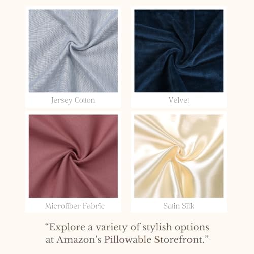 48x8 Round Pillowcase, Brushed Microfiber Bolster Cover - Image 5