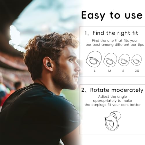 Noise Canceling Earplugs for Sleep and Concentration– New Flexible Earplugs for - Image 4