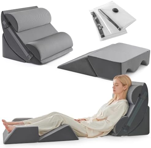 Yojoker Wedge Pillow Set for After Surgery, Bed Wedge Pillow for Sleeping by Yojoker
