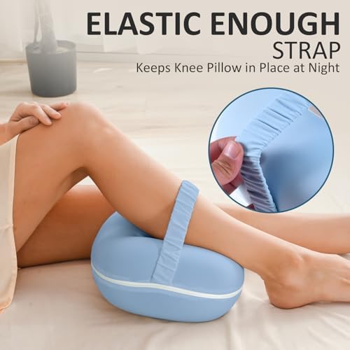 beslovo Side Sleeper Knee Pillow, Memory Foam Leg Pillow, Ergonomic Between Leg - Image 4