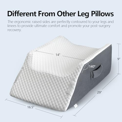 BlissfulNest Leg Elevation Pillow Leg Wedge Pillow - Image 2