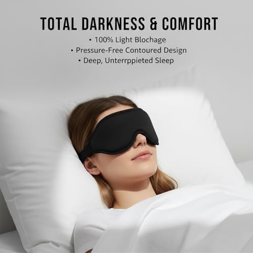 3D Sleep Mask for Side Sleepers, Cooling Gel Eye Mask for Sleeping, Zero - Image 2