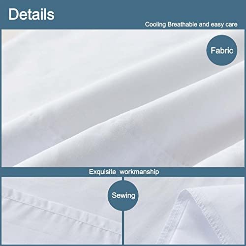 WhatsBedding Body Pillow Cover Cotton, Envelope Closure - Image 4