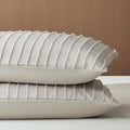 JELLYMONI Oatmeal Striped Tufted Pillowcases King Size by JELLYMONI