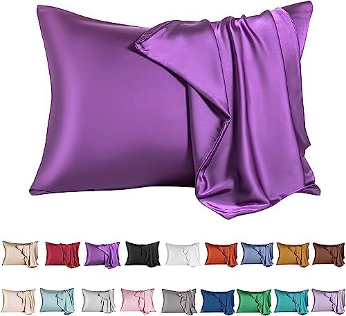 Mulberry Silk Pillowcase for Hair and Skin, Queen Size Cooling Silk Pillow Case by SIYUAN
