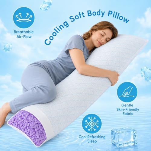 WISHSMILE Cooling Shredded Memory Foam Body Pillows - Image 5