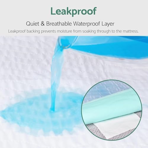 CoolShields Waterproof Bed Pads Incontinence 54" x 36" Washable Reusable - Image 2