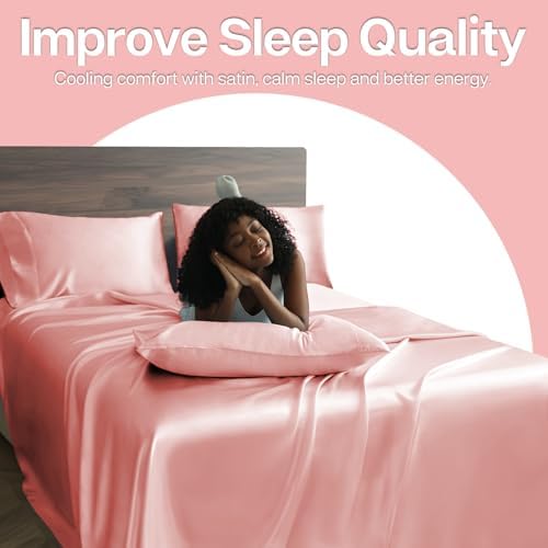 MR&HM Satin Pillowcase 2 Pack, King Size 20"x36" - Image 4