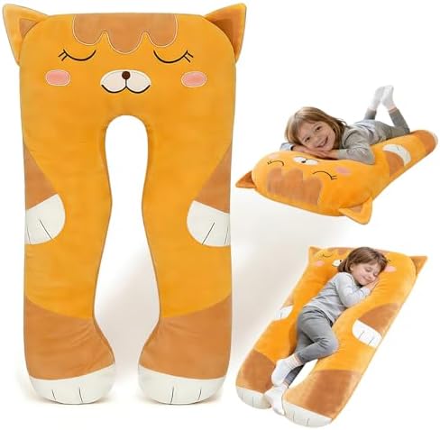 47x23 inch U Shaped Long Plush Body Pillows by MLdian