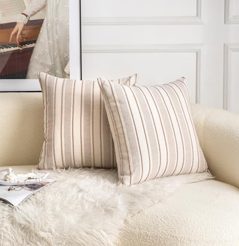 Cethom Decorative Boho Throw Pillow Covers, Farmhouse Textured Pillow Case - Image 3