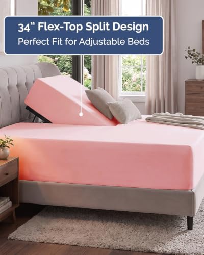 CGK Linens Extra Deep Flex Top Split Head King Fitted Sheet - Image 3