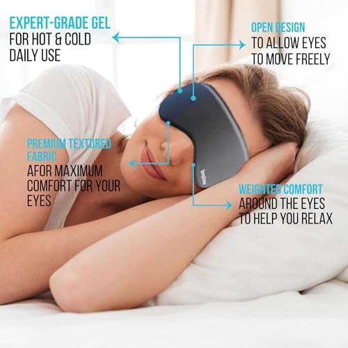 TEMP ZERO Gel Cooling Sleep Eye Mask - Image 2