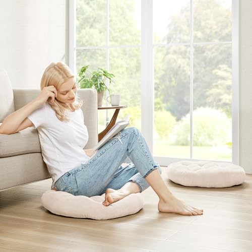 Meditation Cushions Set of 2, Large Floor Pillow - Image 5