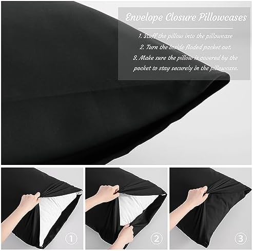 NTBAY Queen Microfiber Pillowcases - Image 4