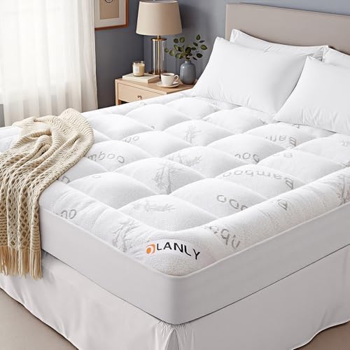 OLANLY Full Bamboo Viscose Cooling Mattress Topper by OLANLY