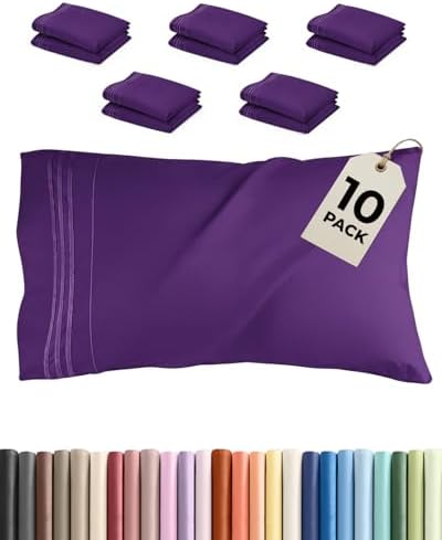 King Standard Pillow Cases Set of 10 by CGKUnlimited