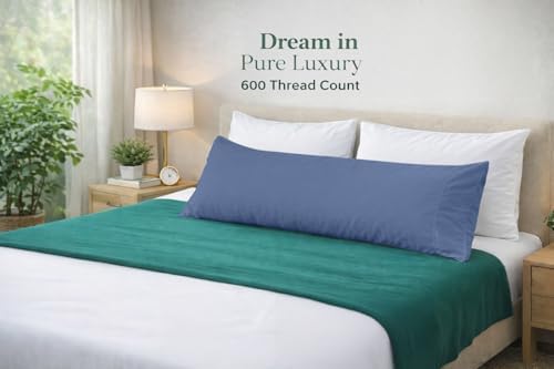 Cotton Delight Organic Cotton Body Pillow Cover 20x48 – 600 Thread Count Sateen - Image 7