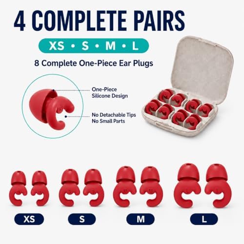 Noise Cancelling Ear Plugs Sleep 33dB NRR Side Sleep Small Ear - Image 2