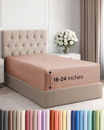 CGK Linens Extra Deep Twin XL Fitted Sheet by CGKUnlimited