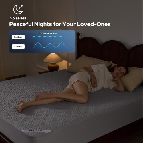 BEDLORE Waterproof Mattress Protector, King Size Mattress Pad - Image 4