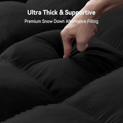 ABENE Queen Mattress Topper, Thick Pillow Top Mattress Pad - Image 4