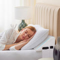 Bedluxe Queen Bed Wedge Pillow for Headboard, Fill The Gap by Bedluxe