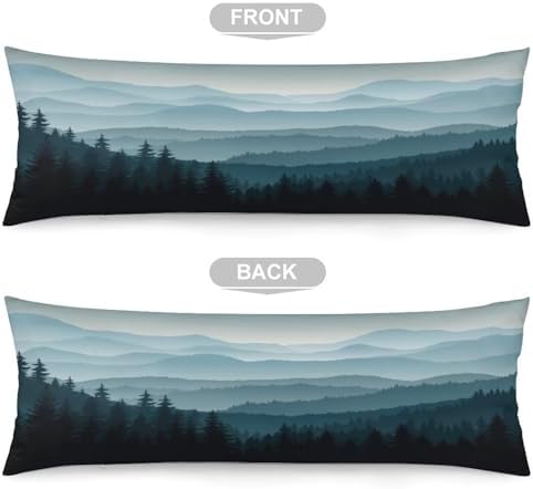Foggy Forest Body Pillow Cover Pillowcase - Image 3