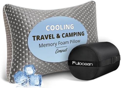 Adjustable Small Cooling Memory Foam Pillow by Fulocean