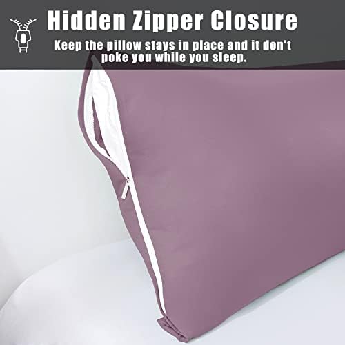Body Cooling Pillow Cases Cover, Bamboo Rayon Body Pillowcases - Image 5