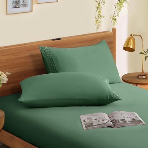 Horbaunal Microfiber Pillowcases King Size, 2 Pack - Image 3