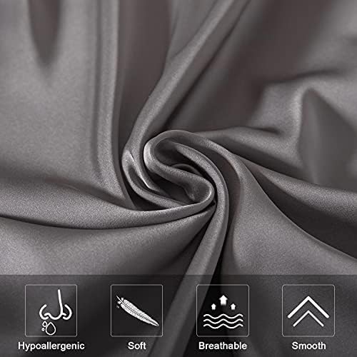 Mulberry Silk Pillowcase for Hair and Skin, King Size Cooling Silk Pillow Case - Image 3