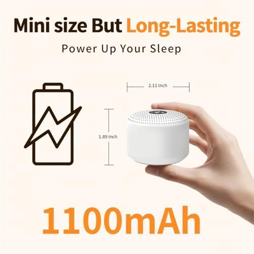 Soothing Sounds White Noise Machine Portable Sleep Machines - Image 3