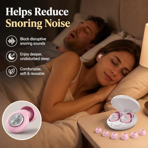45dB Ear Plugs for Sleeping, Soft Silicone for Side Sleepers, 4 Sizes - Image 2