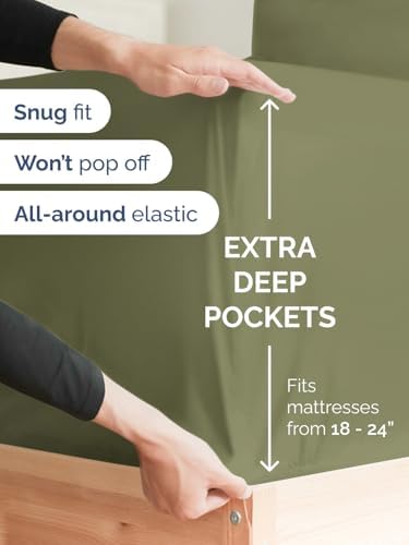 CGK Linens Extra Deep Full Fitted Sheet - Image 2