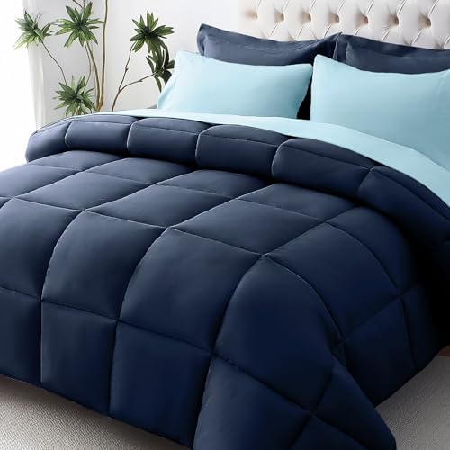 JOLLYVOGUE King Comforter Set, Ultra-Soft Bed in a Bag King Size 7 Pieces by JOLLYVOGUE