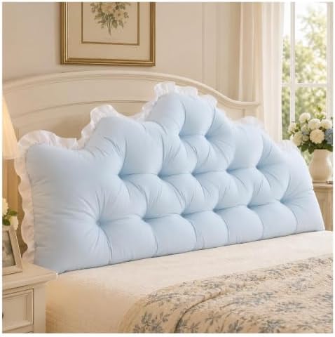 College Dorm Rectangular Long Bolster Backrest Pillow, Dorm Headboard Pillow by Unknown