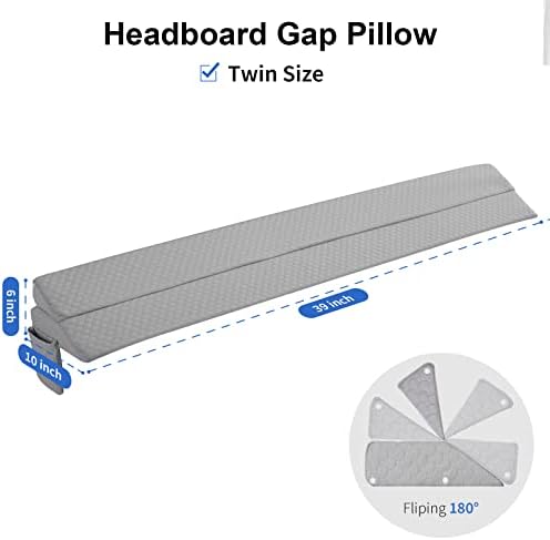 EUHAMS Twin Size Bed Wedge Pillow - Image 3