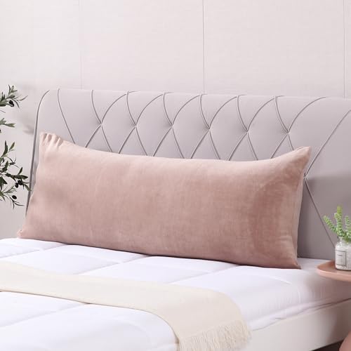 evolive Plush Soft Body Pillow Cover 21"x54", Hidden Zipper by EVOLIVE