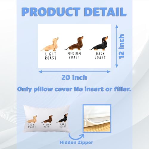 Dachshund Pillow Cover 12x20, Dachshund Gifts - Image 2