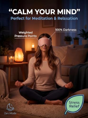 Sleep Eye Mask Blackout Lightweight Side Sleep 3D Contoured - Image 6