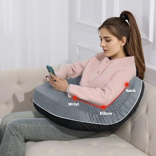 HOMBYS Crochet Lap Pillow, Arm Support Pillow - Image 4
