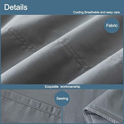 WhatsBedding Body Pillow Cover Cotton, Envelope Closure - Image 3