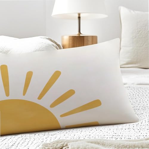 Boho Cute Sun Sunshine 20x54 Body Pillow Cover, Boho Sunshine Nursery Decor - Image 5