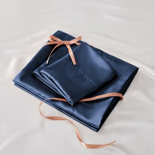 BEDELITE Satin Sheets Full XL Size Bed Set, 4 Pieces - Image 7