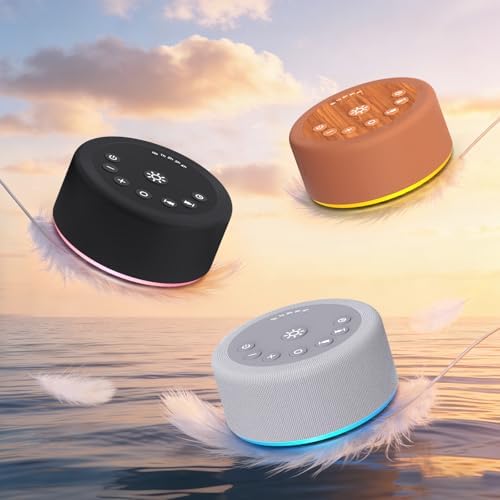 Sound Machine Night Light White Noise Brown Noise Machine 30 Non Looping Sounds - Image 2
