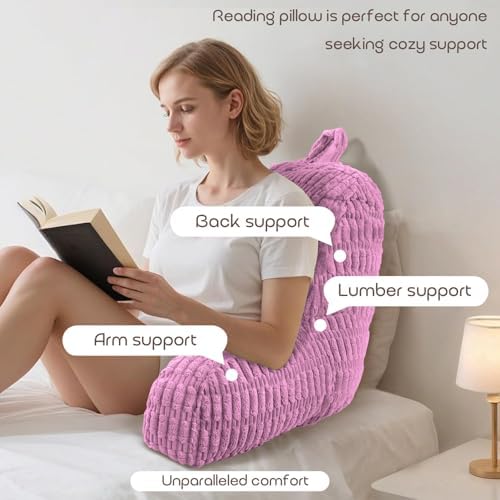 Reading Pillows for Bed Back Rest Pillow for Sitting up - Image 4