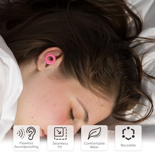 Noise Canceling Earplugs for Sleep and Concentration– New Flexible Earplugs for - Image 3