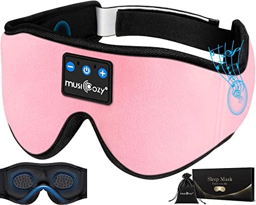 MUSICOZY 3D Sleep Headphones Bluetooth 5.4 Sleep Mask by MUSICOZY